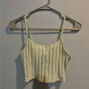 Green checkerd crop top!